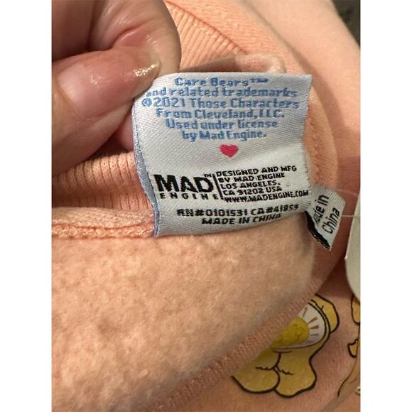 Care Bears Women's Multicolor Spiral Graphic Pullover Sweater M - Picture 6 of 7